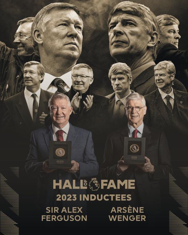 英超名人堂再添新成员 两大传奇主帅同时进驻